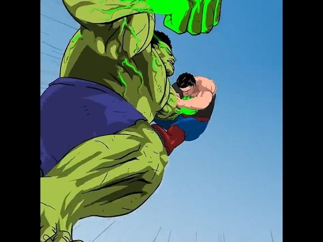 Hulk Vs Superman #clips #shorts