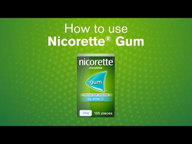 NICORETTE®: How to Use Nicotine Gum?