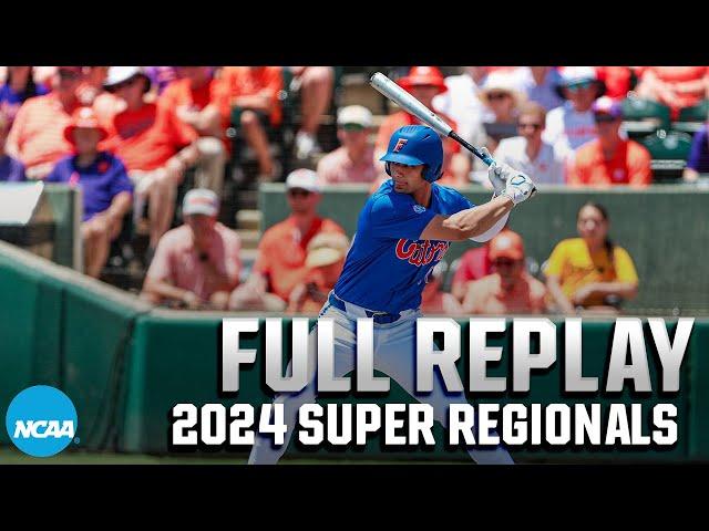 Florida vs. Clemson: 2024 NCAA baseball super regionals Game 2 | FULL REPLAY