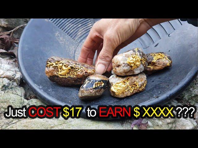 Find gold using a dowsing rod, Gold Prospector, Gold Mining !