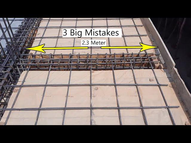 3 Big Mistakes in Cantilever Beam on Site | Civil Engineering Videos |