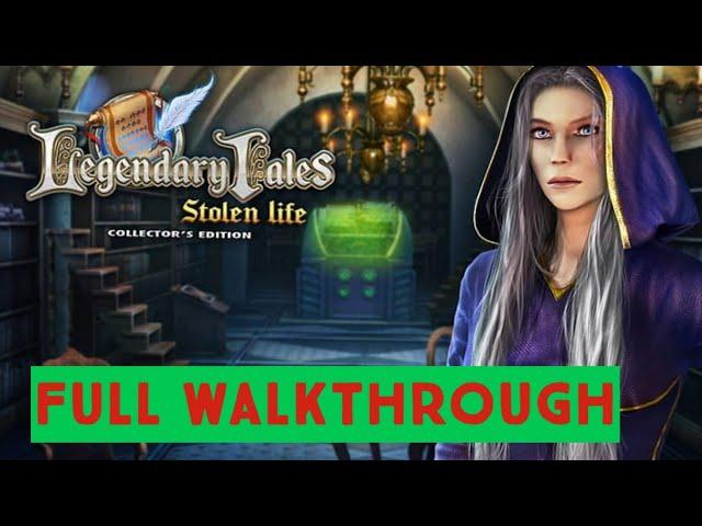 Legendary Tales 1 Stolen Life Full Game Walkthrough