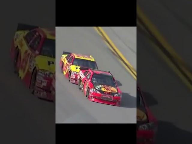 Kevin Harvick Steals a Win from Jamie McMurray #shorts