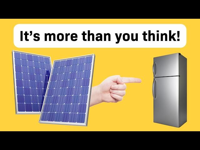 How Many Solar Panels To Run a Fridge/Freezer?