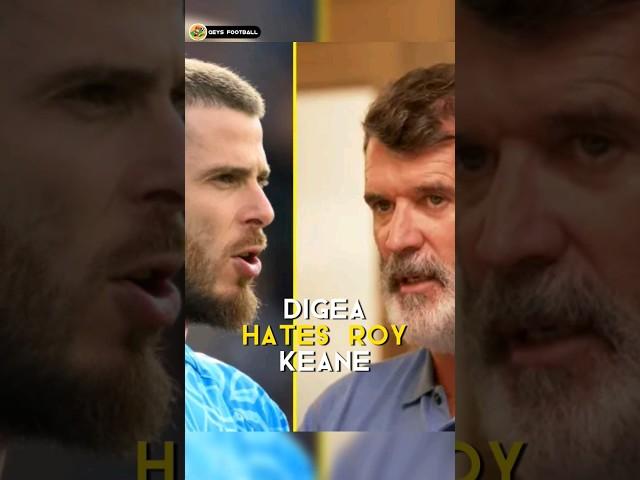 David De Gea Hates Roy Keane  #football #manutd #premierleague #cr7 #shorts