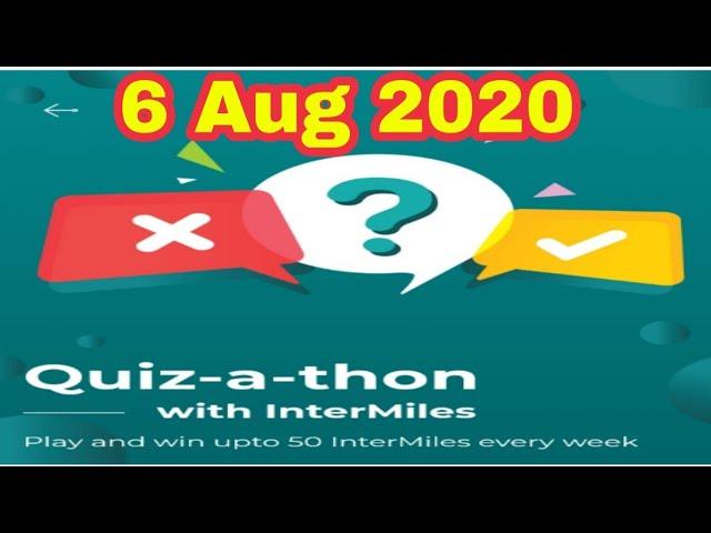 Intermiles quiz answers