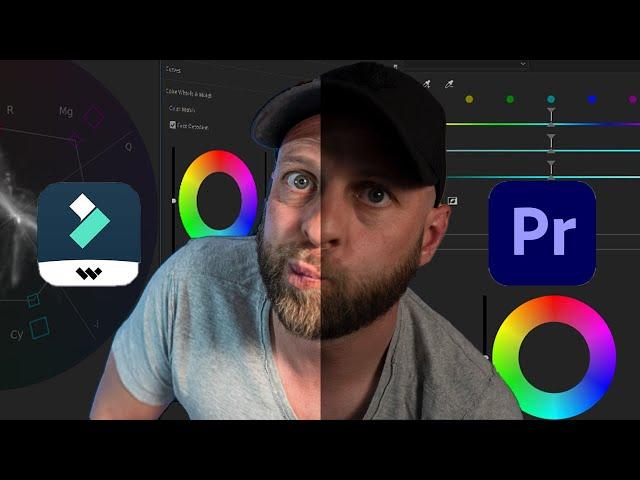 Filmora X VS Premiere Pro | Color Grading