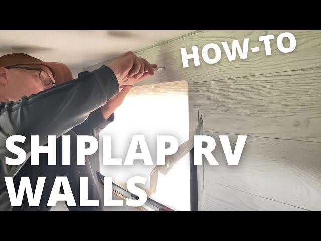 Peel Stick Shiplap Wallpaper RV Walls Tips