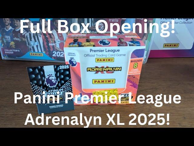 FULL BOX OPENING! NEW Panini Premier League Adrenalyn XL 2025 Football Cards 50 Pack Opening!