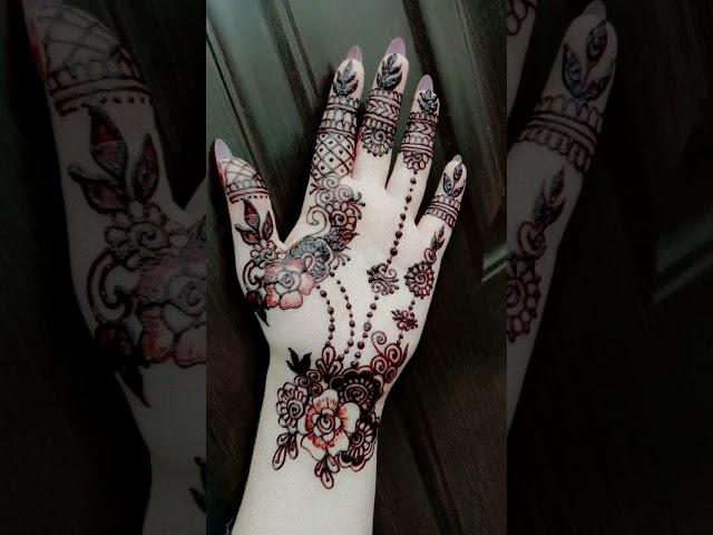 Front Hand Mehndi Design Floral Mehndi Design Beautiful Henna Art