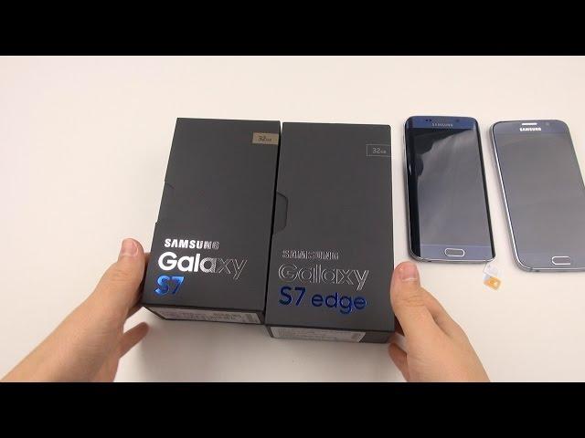 Galaxy S7 & S7 Edge Double Unboxing: The Carrier Experience