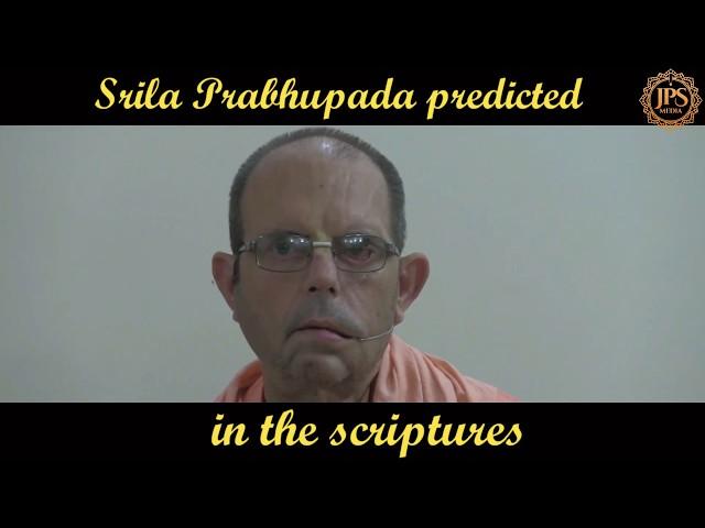 Srila Prabhupada was Predicted in the Scriptures. 'Short Video Snippet'