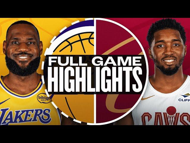 LAKERS at CAVALIERS | FULL GAME HIGHLIGHTS | October 30, 2024