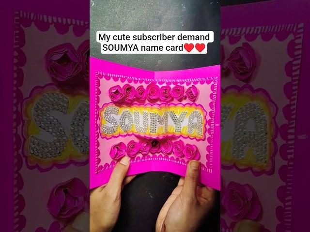 CUTE Handmade Name Card Creations You'll LOVE!