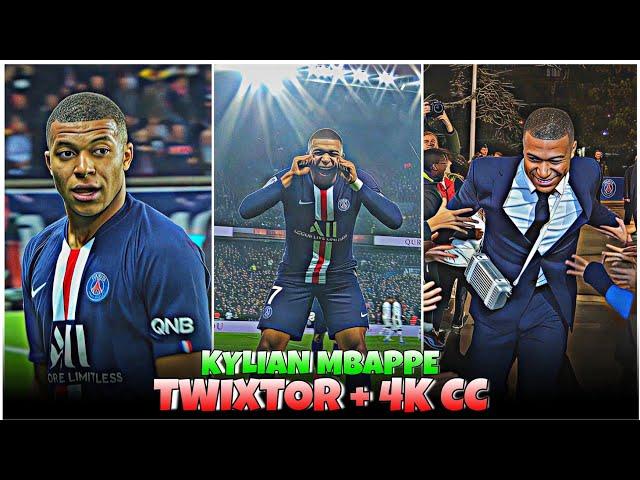 Kylian Mbappe Twixtor - 4k Clips + CC High Quality For Editing  #Part3