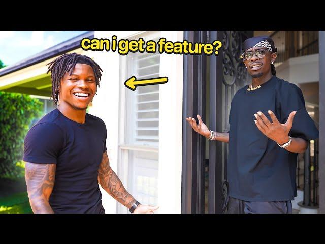 Asking Famous Rappers For A FEATURE!