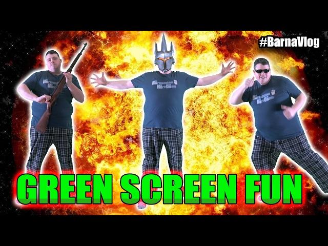 Learn how to use a green screen to improve your videos tutorial - @Barnacules