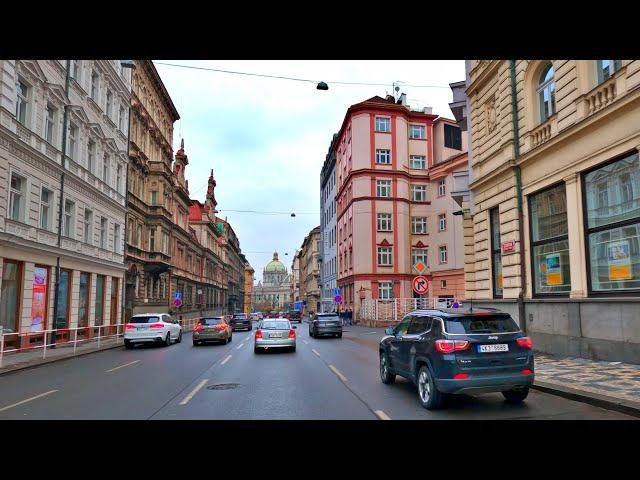 A Car and Cobbled Streets | Driving in Prague [4K HDR]