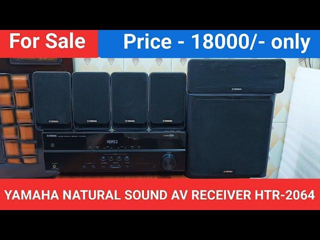 YAMAHA NATURAL SOUND AV RECEIVER HTR-2064 With Spekarer Nice Performance Contact No - 8750424840