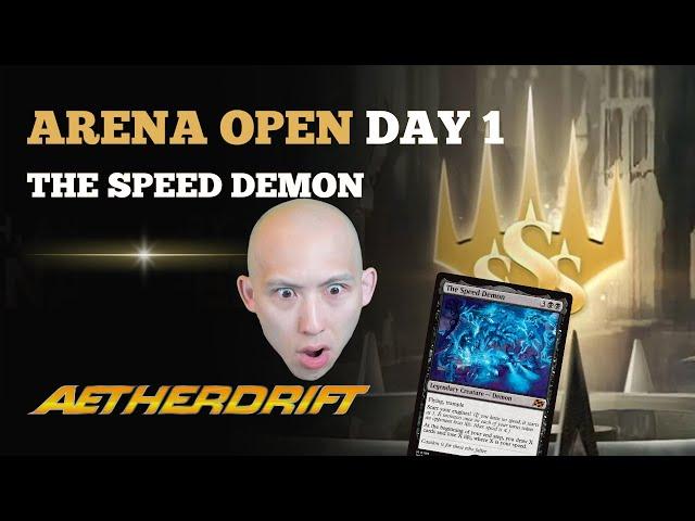 THE SPEED DEMON | Arena Open Day 1 | Aetherdrift Sealed | MTG Arena