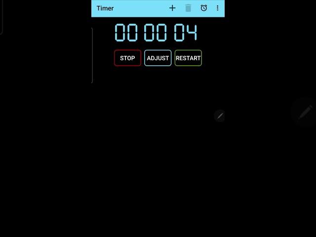 10 Seconds Countdown Timer with clock ticking sound and Finish Bell