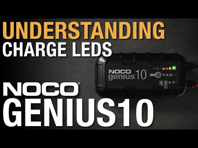 Understanding Charge LEDs on NOCO Genius 10