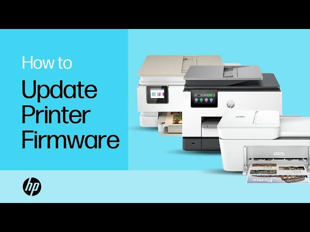 Update Printer Firmware | HP Printers | HP Support