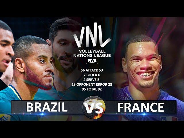 Brazil vs France | Men's VNL 2023