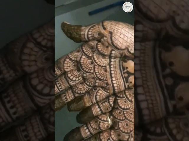 Latest Gorgeous Bridal Mehndi Design || Wedding Mehndi Design #shorts #mehndi #viral