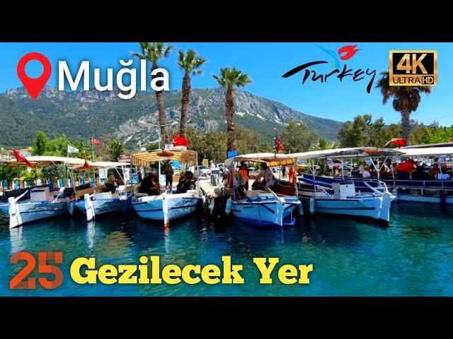 25 Places You Must Visit in Muğla, Turkey - 4K Travel Guide & Things to Do