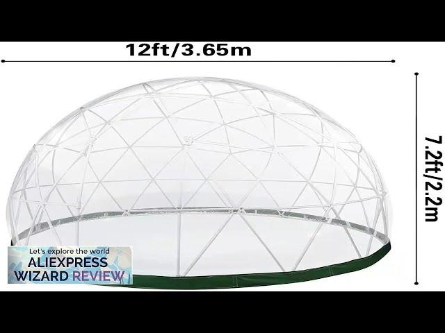 Luxury transparent outdoor garden igloo glamping dome tents for sale Review