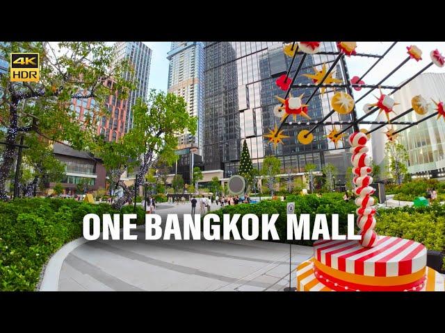  4k HDR | One BANGKOK Mall | Newest luxury shopping mall in Bangkok