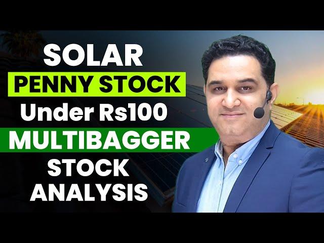 Best Penny Solar Stock under Rs.100 | Best Penny Stock | Solar Stocks to Buy Now @realscalpervipul