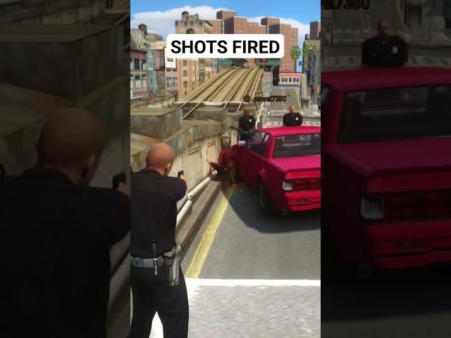 SHOTS FIRED #gta4 #gtaiv #lcpdfr #shorts