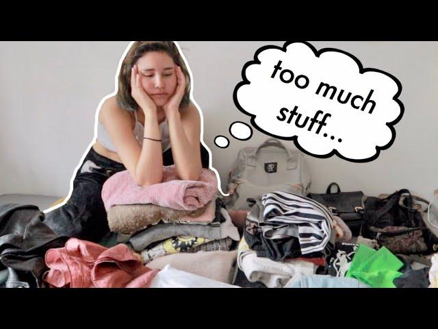 MOVING OUT VLOG | everything i own & decluttering my messy apartment