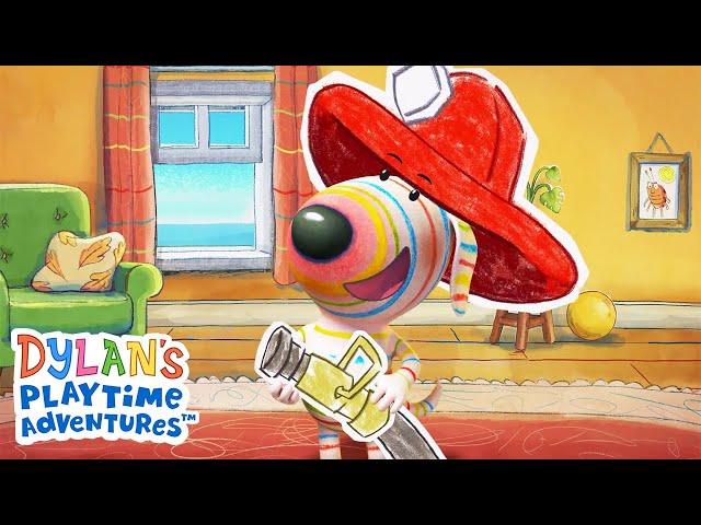 Dylan the Firefighter | The Big Rescue Mission  | Dylan's Playtime Adventures | 9 Story Kids