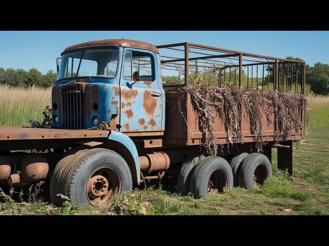 Amazing Restoration Transforms a Giant Rusty and Damaged HUYNDAI Truck Machine to Like New