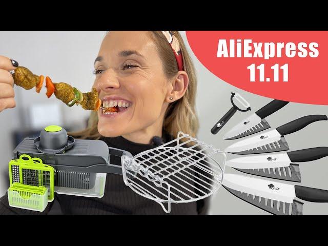 Probando utensilios de cocina ¿saldrá bien? - Aliexpress 11.11