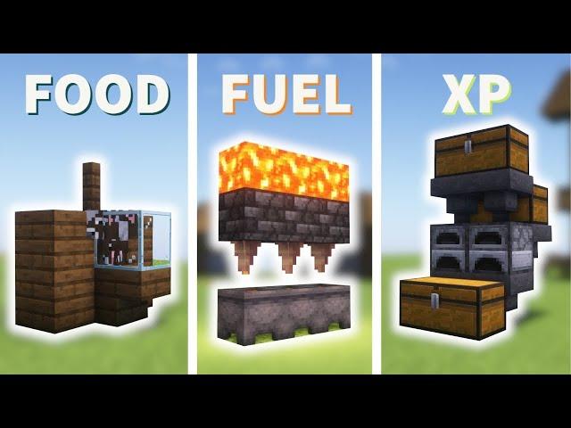 5 MUST-HAVE Starter Farms for Minecraft 1.21!