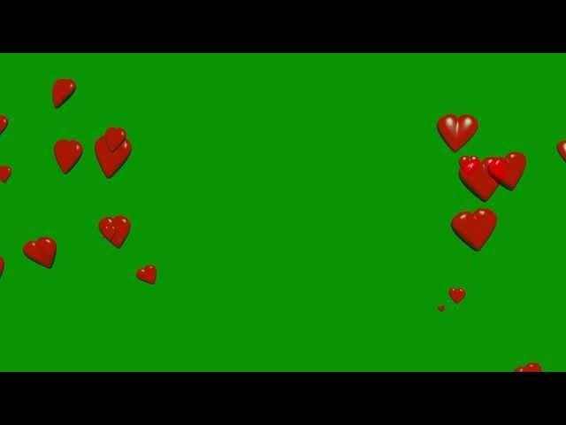 Hearts Sides Spread Free Backgorund Video Effect Footage AA VFX