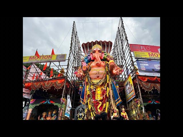 Khairathabad Ganesh shed live