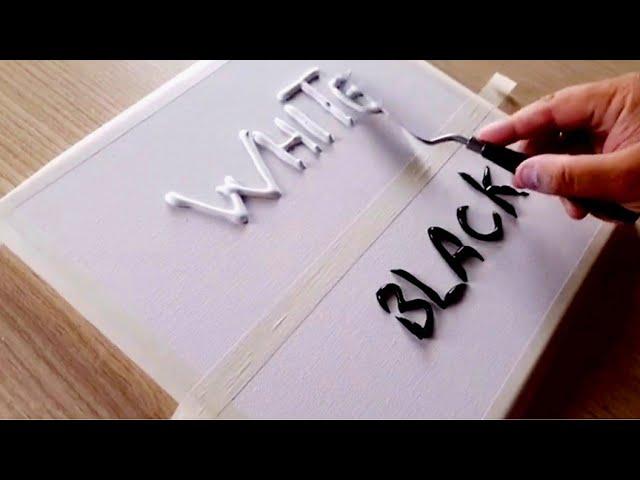 KING ART     BLACK AND WHITE  N 135   PAINTING TUTORIAL