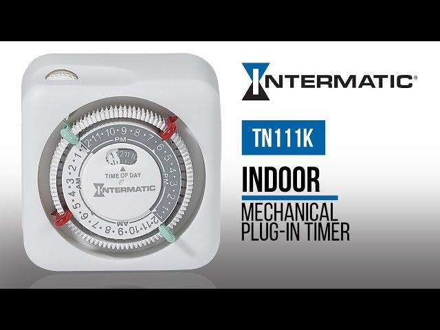 TN111K Mechanical Indoor Plug-In Timer Offers a Simple Solution for Basic Home Lighting Needs