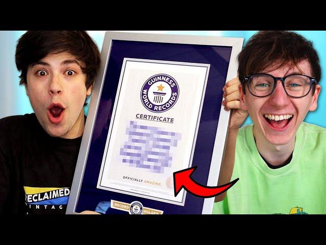 I got GeorgeNotFound a Guinness World Record