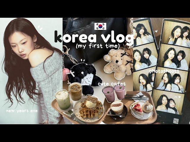 KOREA VLOG️ first time in seoul, winter days, new years, cute cafes, & photoshoots