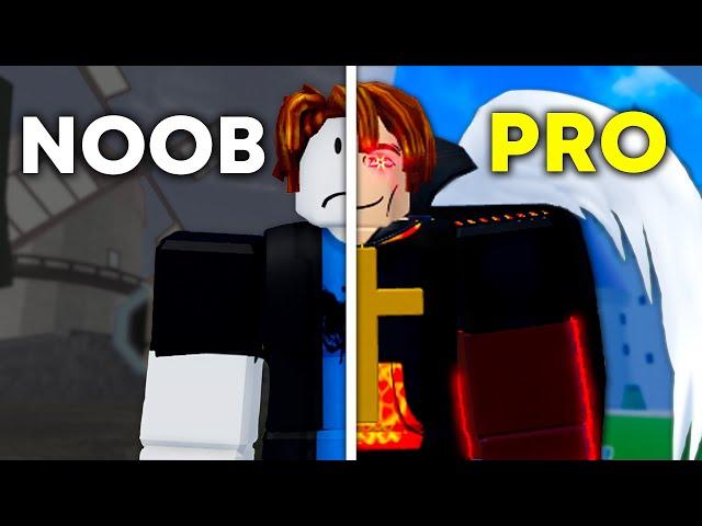 Noob to Pro, but NO ROBUX in Blox Fruits [FULL MOVIE]