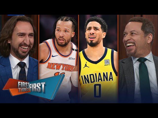Knicks can ‘definitely win’ series after beating Pacers, Is Hali in trouble? | FIRST THINGS FIRST