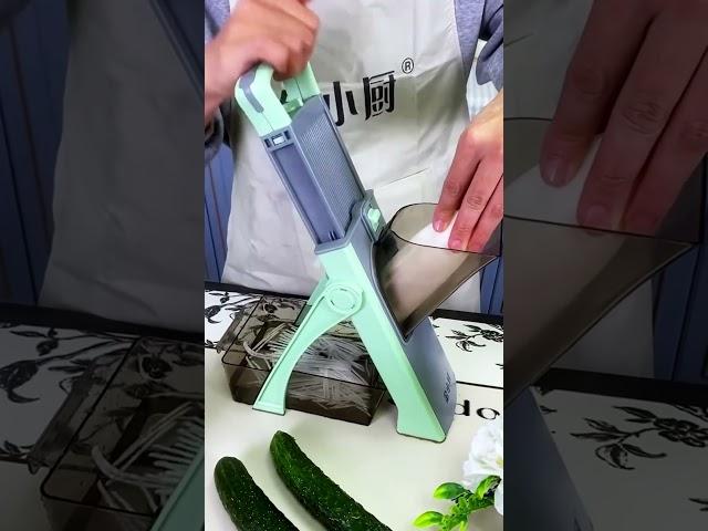 Jonscook Vegetable Chopper With Adjustable Thickness - Safe Mandoline Food Slicer For Kitchen