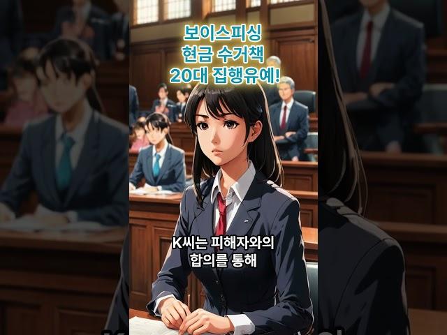 보이스피싱 현금 수거책 20대 집행유예!