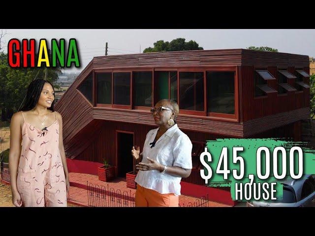 $45,000 HOUSE MADE OUT OF RAFFIA PALM IN GHANA | Africa's Incredible Spaces